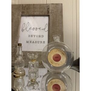 Vintage Perfume Bottles Empty Guerlain Shalimar Set Of 3